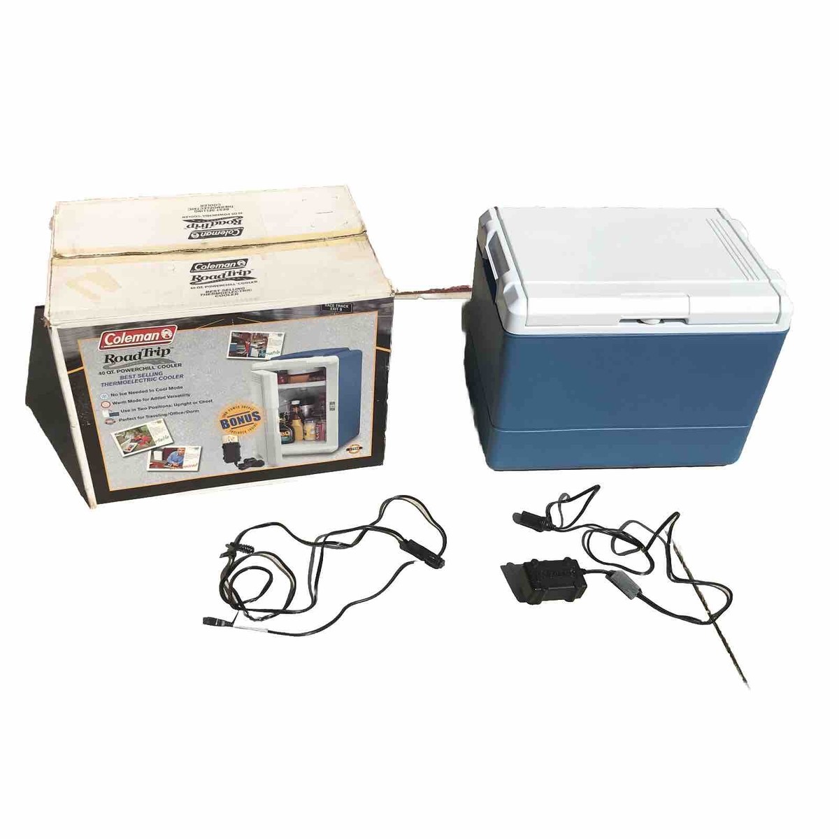 Coleman PowerChill Thermoelectric Cooler w/ Vehicle Outlet & Wall Adapter  40 Qt