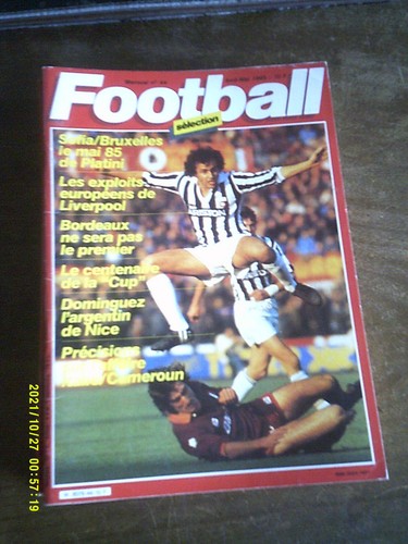 LOT 14 REVUES FOOTBALL SELECTION 1982 1985 PLATINI ROCHETEAU FOOTBALL EUROPEEN - Imagen 14 de 14