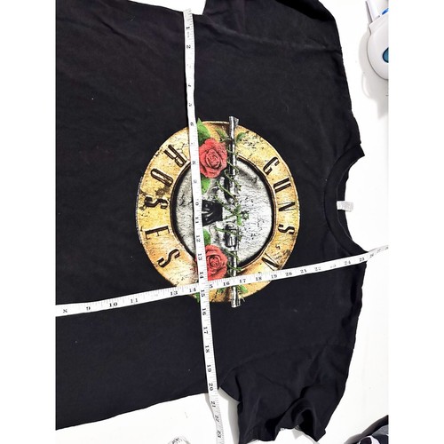 Guns N Roses Classic Heavyweight Cotton Crewneck Badn T Shirt Tee Large Unisex - Picture 4 of 5