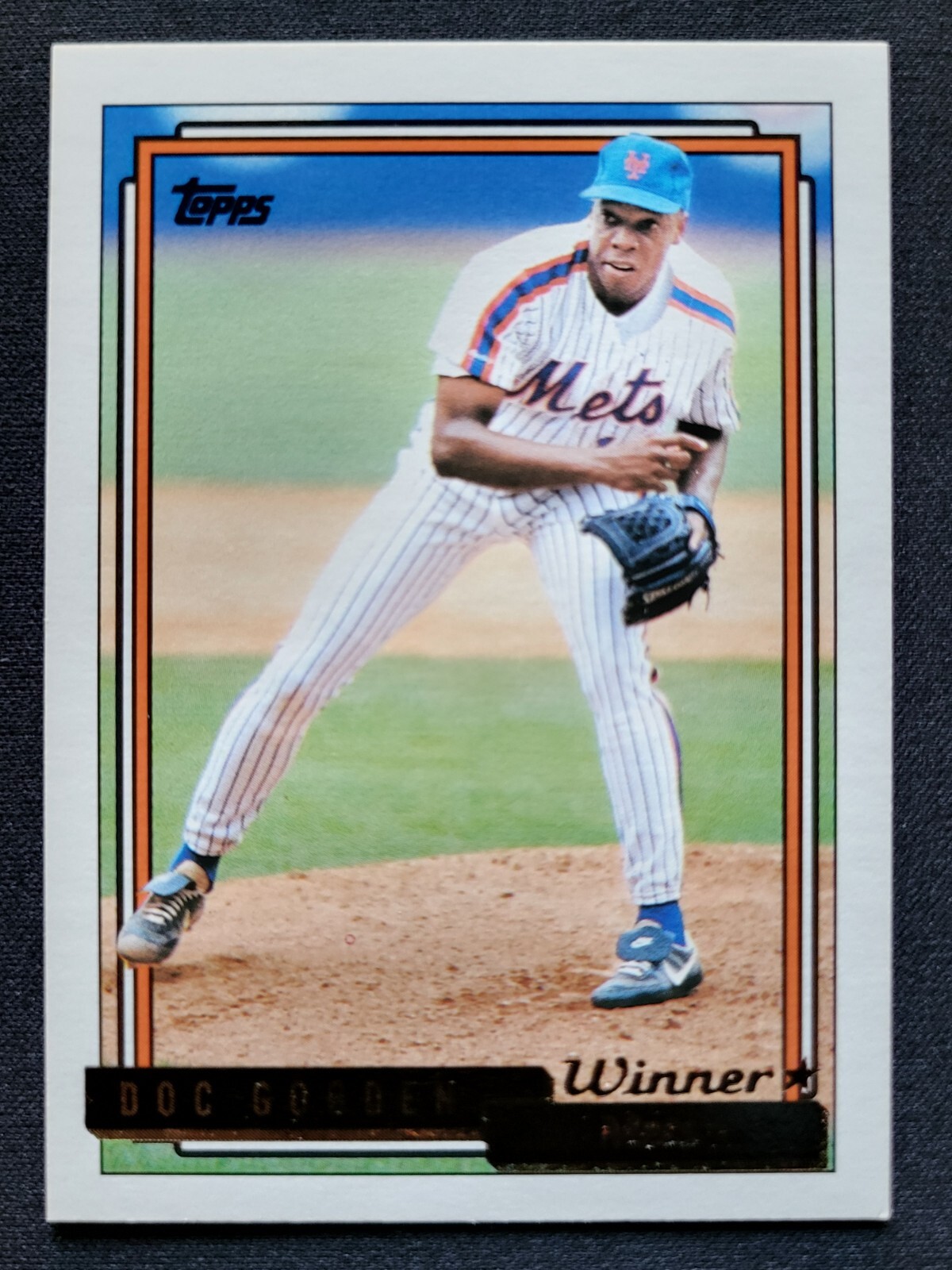 Doc Gooden 1992 Topps Gold Winner card #725