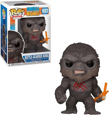 POP68 Figurine Vinyl FUNKO POP Godzilla vs Kong: Battle-Scarred Kong #1022