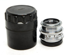 Rare Chrome style Carl Zeiss Jena Tessar 2.8/50 Exakta mount for Kine Exakta