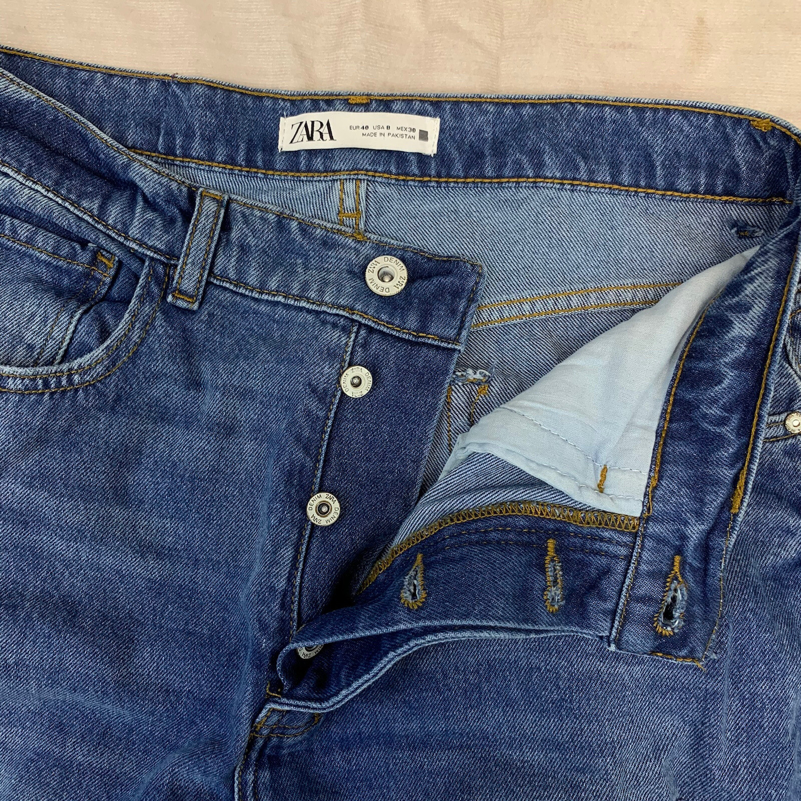 Купить ZARA Women's US 8 Distressed 