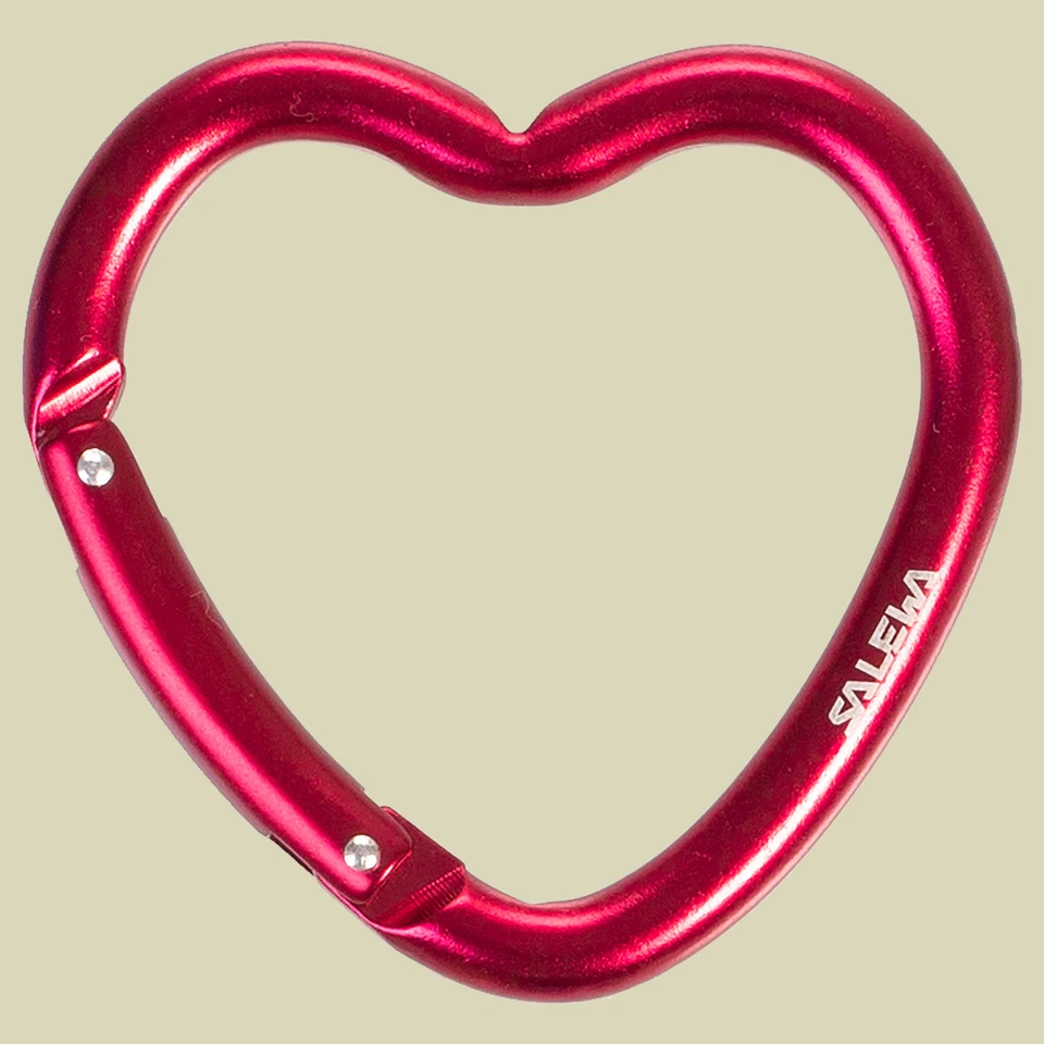 Salewa Heart Carabiner Farbe red kleiner Karabiner, nicht zum Klettern geeignet