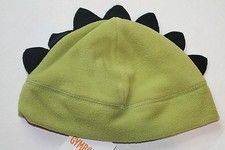 Gymboree Boy Size 5-7 Loch Ness Heroes Green Fleece Cap Hat with Blue Spikes NEW