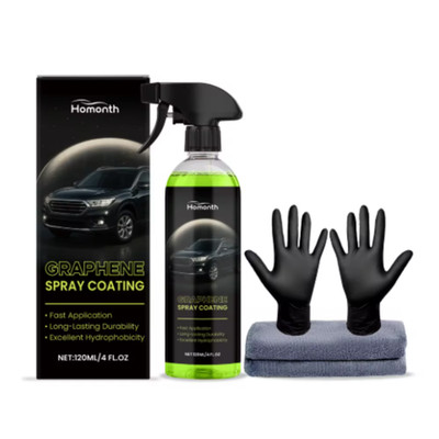 Car Graphene Ceramic Nano Spray   Hydrophobic Paint Coating, Polish & Protection