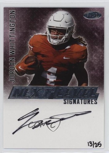 2023 SAGE Low Series Next Level Signatures Silver /25 Jordan Whittington Auto