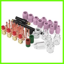 68 Pcs TIG Welding Torch Stubby Gas Lens Glass Cup Kit For WP-17/18/26