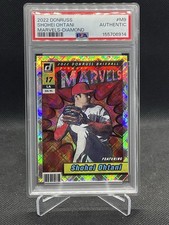 2022 PANINI DONRUSS SHOHEI OHTANI MARVELS DIAMOND PSA AUTHENTIC M9