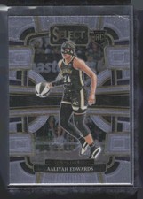 2024 Panini Select WNBA #36 Aaliyah Edwards Prizms Silver