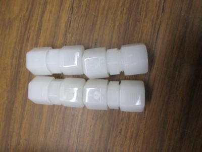 Parker  1/4'' X 1/4''  Fast-Tite Compression Fitting Plastic Union N4UC4 Lot of 4
