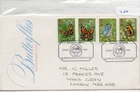 GB - First Day Cover  (B 250 )  1981 Butterflies - pmk. Wood Green