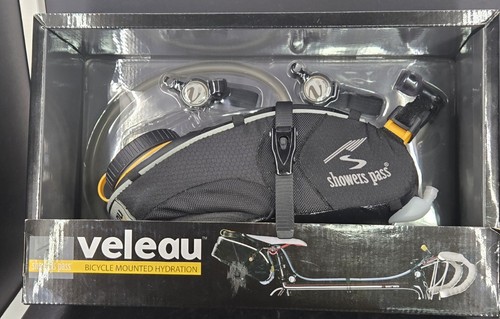 NUEVO VELEAU 42 OZ DUCHAS PASO BICICLETA MONTADO HIDRATACIÓN CON KIT DE LIMPIEZA - Imagen 2 de 5
