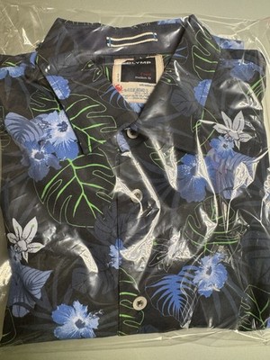 OLYMP MODERN FIT Kurzarm HEMD Gr. L  /41/42 (7486/12/45) Blau Weiß Blätter Blume