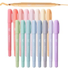 Mr. Pen- Dual Tip Highlighters, 16 Pack, Fine  16 Morandi Colors