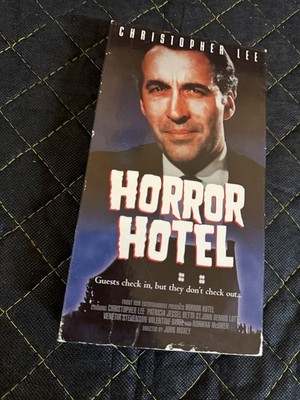 Horror Hotel  VHS Horror VHS Tested Working 100% Mold Free Canada