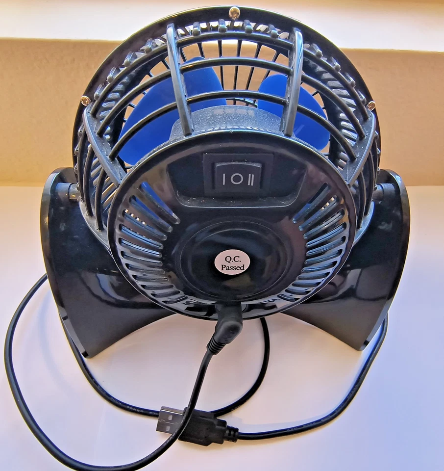 Ventilador USB de Escritorio Personal OPOLAR 5", Ventilador de Mesa Silencioso 42db, Tamaño Pequeño, 2 Velocidades Foto 2 de 2