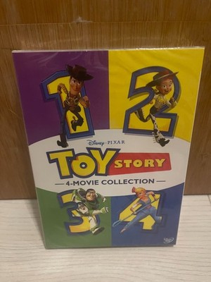 Toy Story 1-4 Box Set DVD 4-Movie Collection Brand New & Sealed Family Kids