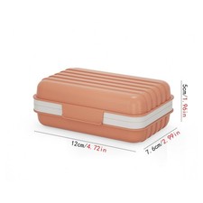 Soap Holder Box Self Draining Bar Soap Holder Case Travel Soap Container Dishes