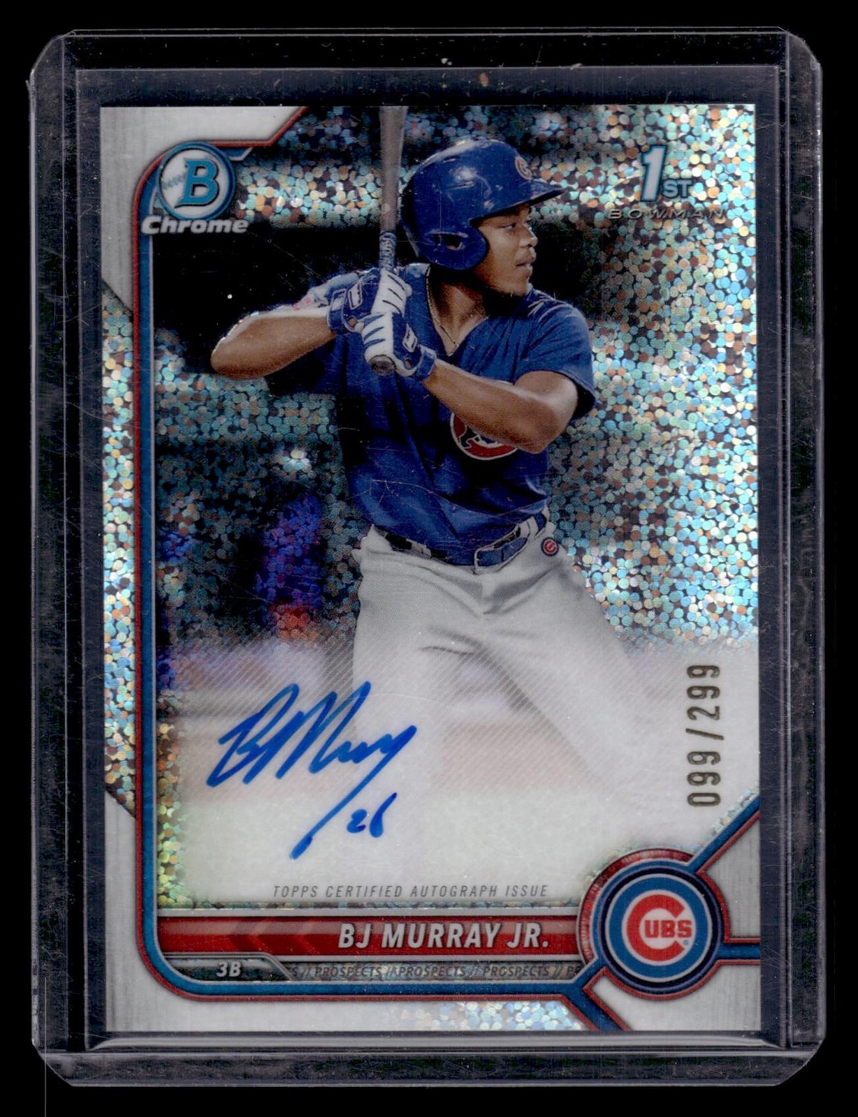 2022 Bowman Chrome #CPA-BM BJ Murray Jr. Prospect Auto Speckle Ref #/299