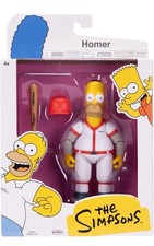 JAKKS Pacific The Simpsons Homer Simpson Baseball Action Figure w/ Bat & Cap