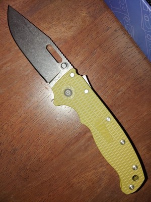 Andrew Demko AD20.5 Shark Lock Folding Knife 3.2'' K110 (D2) Clip Point Blade