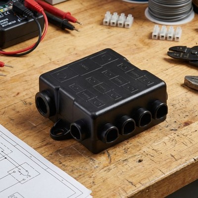 Stromverteiler 5-fach Sicherungskasten 12V und 24V Anwendungen 500 A für MEGA S