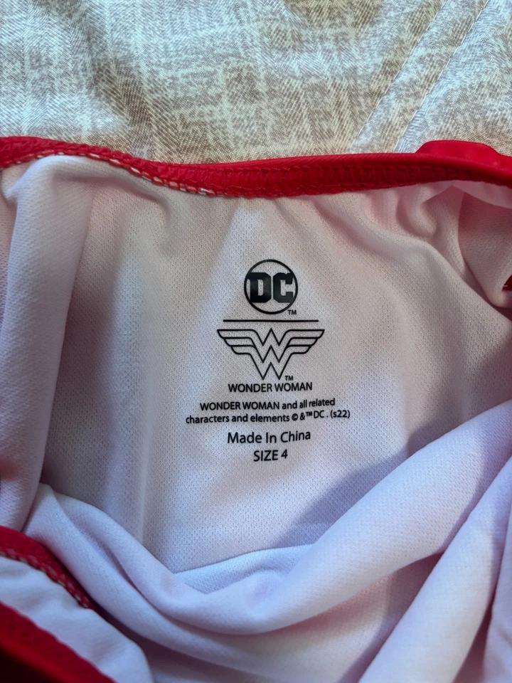 Disfraz de Superhéroe Mujer Maravilla DC Comics Niñas Talla 4 Foto 2 de 3