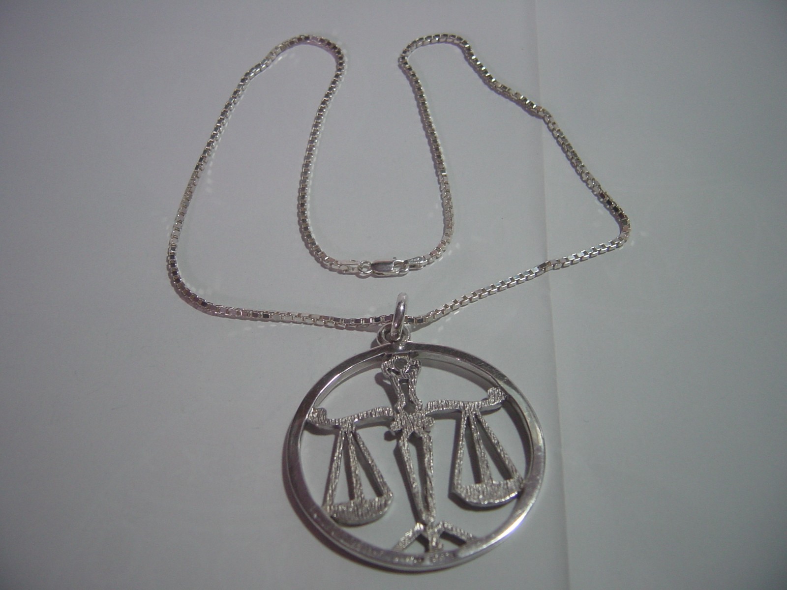 vintage solid silver MASSIVE unique-LIBRA scales … - image 6