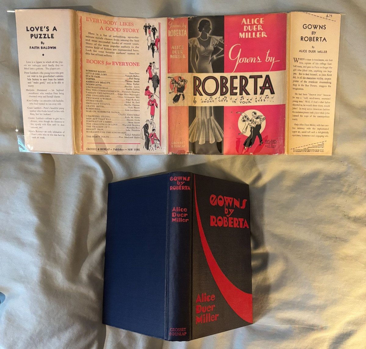 Roberta - Grosset movie tie-in DJ c1935 VG Fred Astaire & Ginger Rogers