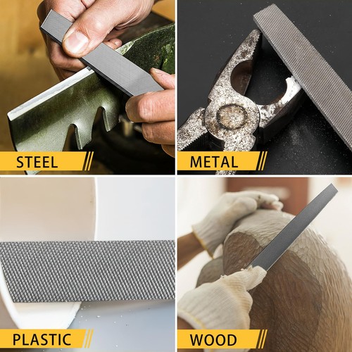 TARIST 8 inch Flat Metal File, Professional Carbon Steel file, Tool Sharpener... - Picture 4 of 4