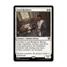 WotC Commander Masters Loyal Retainers (MR) (Foil) NM