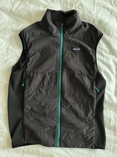 Patagonia Men's Gilet Vest - Insulated / Stretchy - Size Large - Grey / Green