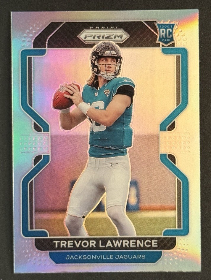 Trevor Lawrence 2021 Panini Prizm #331 Silver Prizm Rookie RC Jaguars