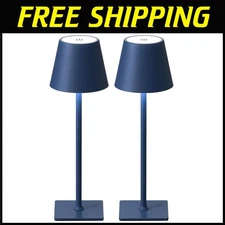 Portable Cordless Table Lamp Set