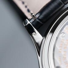 Patek Philippe Perpetual Calendar 5140P-001 UNWORN 2012 Platinum Blue Set Watch 17