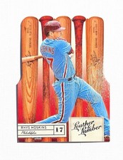 Rhys Hoskins ~ 2019 Panini Leather & Lumber ~ Bats Die-Cut #77