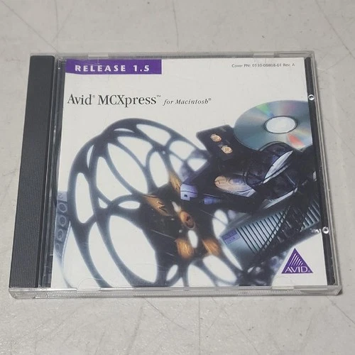 AVID MCXpress Release 1.5 for Mac / Macintosh Software CD-Rom