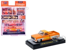 1976 GMC SIERRA GRANDE 15 PICKUP ORANGE 1/64 DIECAST MODEL BY M2 31500-HS61