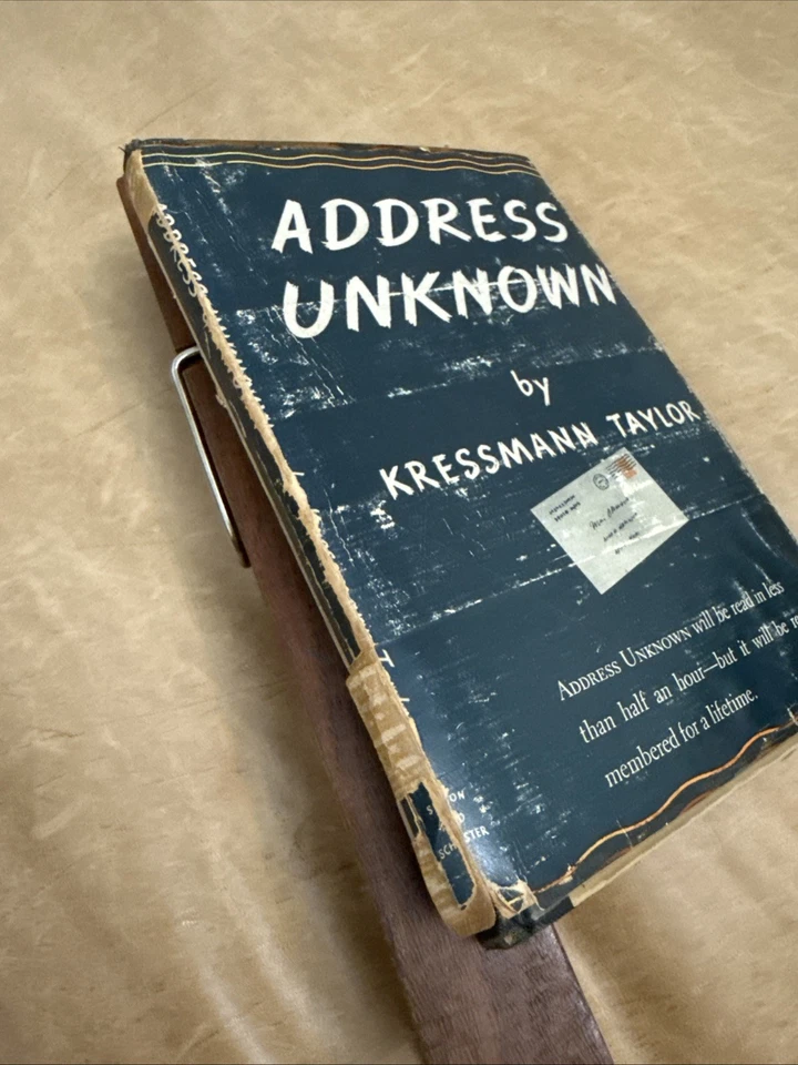 1939 ADDRESS UNKNOWN by Kressman Taylor, First Edition, 4th Printing Vintage - Image 2 of 4