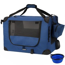Prutapet Large Cat Carrier 24"x16.5"x16.5" Portable Dog Crate for Small Mediu...