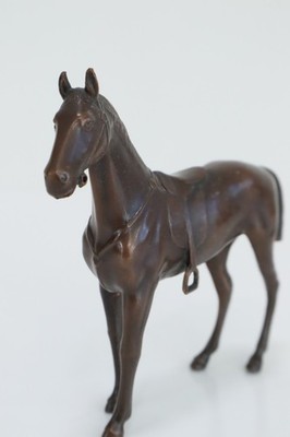 Vintage Jennings Brothers Bronze Horse Statue 4-3/4 x 4-1/4'' Marked JB