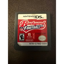 Backyard Football 09 Nintendo DS Game NFL Sports Atari NTR-CFQE-USA Cartridge