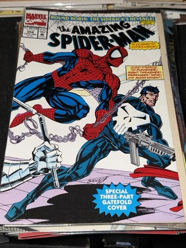 The Amazing Spider-Man #358 Marvel 1992 Mark Bagley Gstefold Cover