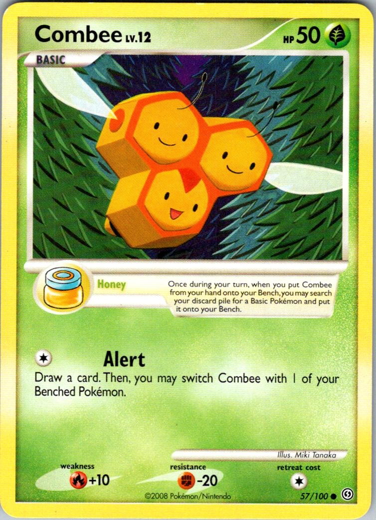 Combee 57/100 Common Stormfront Pokemon Lightly Played