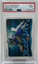 Lamar Jackson PSA 9 -2020 Panini Score Deep Dive - Ravens, Louisville, Canton