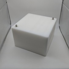 White Delrin 4"x6"x6"