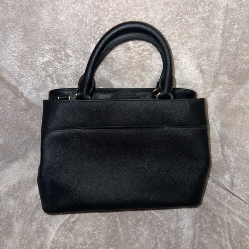 VGUC- Michael Kors Leather Black Handbag Shoulder Bag - Picture 3 of 6