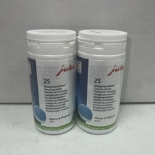 2 XJura 2-Phase Cleaning Tablets for Fully Automatic Coffee Machines, 25 Count