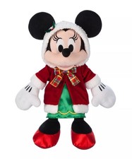 Disney Store Minnie Mouse Medium 16" Holiday Christmas Plush 2024 NEW